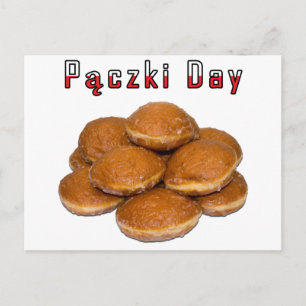 Paczki Day Briefkaart