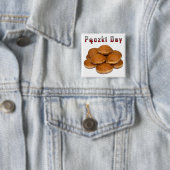 Paczki Day Vierkante Button 5,1 Cm (In situ)