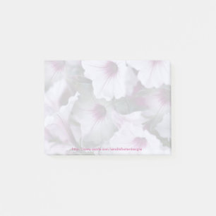 Pad de notes post-it de Begonias doux