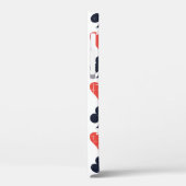 Pad, diamant, hart, clubpatroon Case-Mate iPhone case (Achterkant / Links)