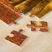 Pad door een herfstbos legpuzzel (Zijkant)