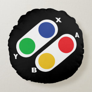 Pad du contrôleur de jeu vidéo Coussin ronde Gamer