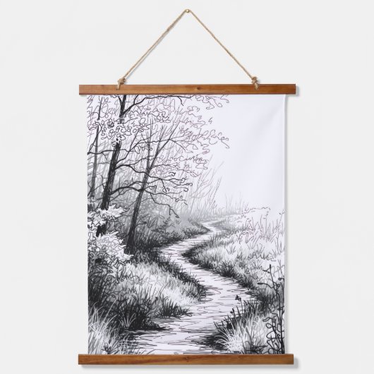 Pad Hangend Wandkleed (Voorkant)