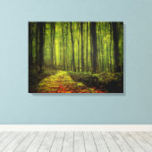 Pad in Bossen Canvas Afdruk (Insitu (Houten vloer))