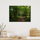 Pad in de Bossen Poster (Keuken)
