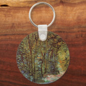 Pad in de Bossen van Vincent van Gogh Sleutelhanger (Voorkant)