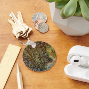 Pad in het bos door Vincent van Gogh Sleutelhanger