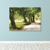 Pad in het land canvas afdruk (Insitu (Houten vloer))