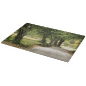 Pad in het land snijplank (Hoek)