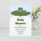Pad Lily| Invitation Baby shower (Debout devant)
