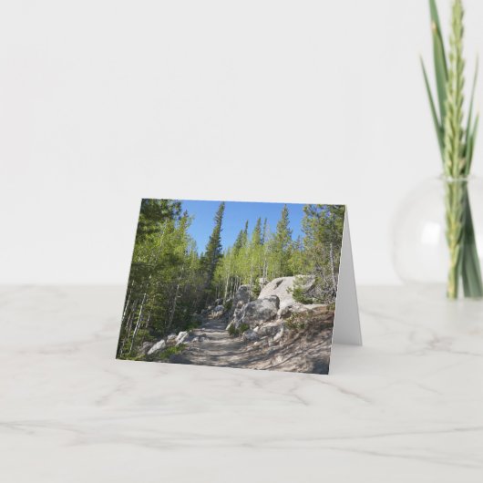 Pad naar Alberta Falls Kaart (Voorkant)