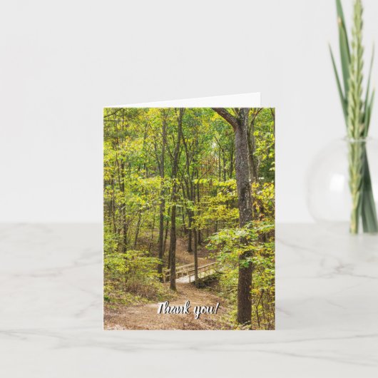 Pad naar de brug - Hartelijk dank - kaart (Voorkant)