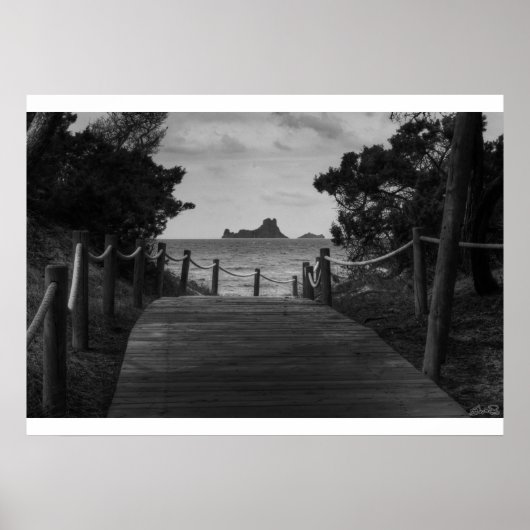 Pad naar Geiteneiland Poster (Voorkant)