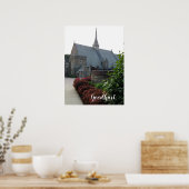 Pad naar Goodhart Hall op Bryn Mawr College Poster (Keuken)