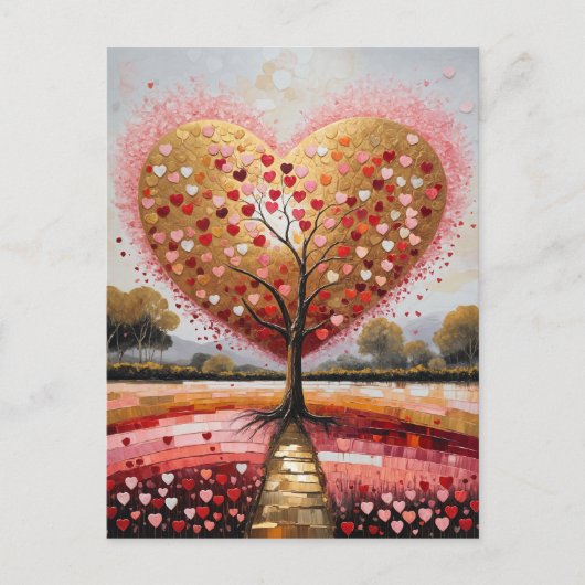 Pad naar het hart feestdagenkaart (Voorkant)