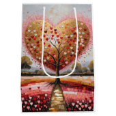 Pad naar het hart medium cadeauzakje (Achterkant)