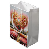 Pad naar het hart medium cadeauzakje (Achterkant Gekanteld)