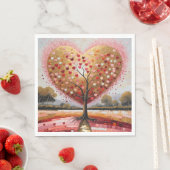 Pad naar het hart servet (Insitu)