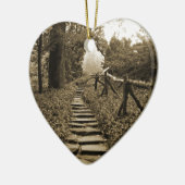 Pad naar licht keramisch ornament (Links)