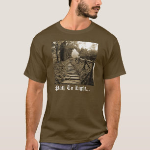 Pad naar licht t-shirt