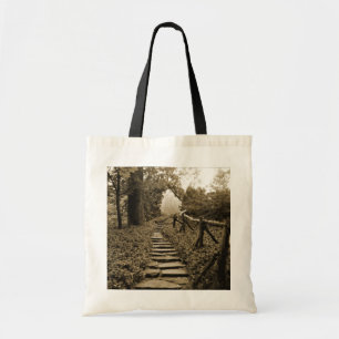 Pad naar licht tote bag