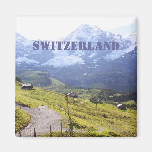 Pad naar sneeuwberg magneet (Voorkant)