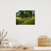 "Pad naar stil" Poster (Keuken)