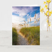 Pad naar strand kaart (Gele Bloem)