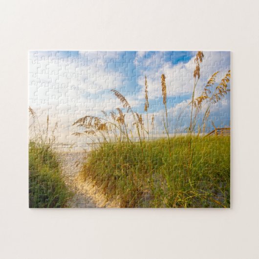 Pad naar strand legpuzzel (Horizontaal)