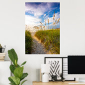 Pad naar strand poster (Thuiskantoor)
