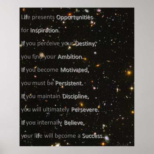 Pad naar succes poster (Voorkant)