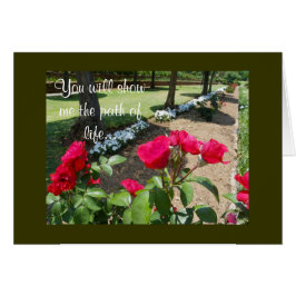 Pad of Life Card - Psalm 16:11