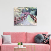 Pad onbekend canvas afdruk (Insitu (Woonkamer))