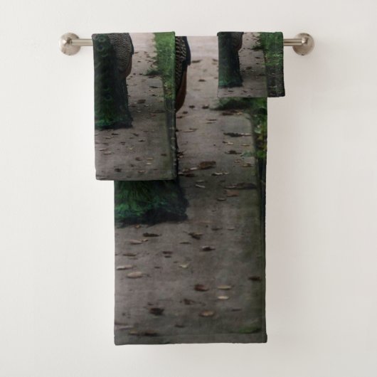 Pad Peacock Bad Handdoek (Insitu)