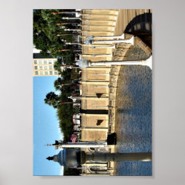 Pad rond Lake Mirror op een Poster