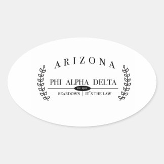 PAD-sticker Ovale Sticker