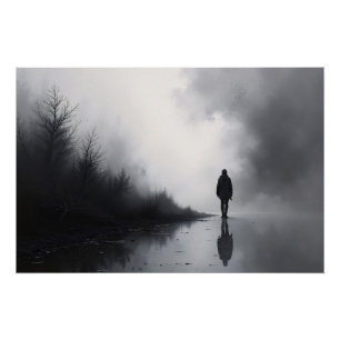 Pad tussen Schaduwen Perfect Poster