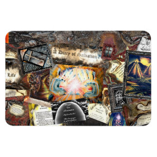 Pad van Life Collage Magneet