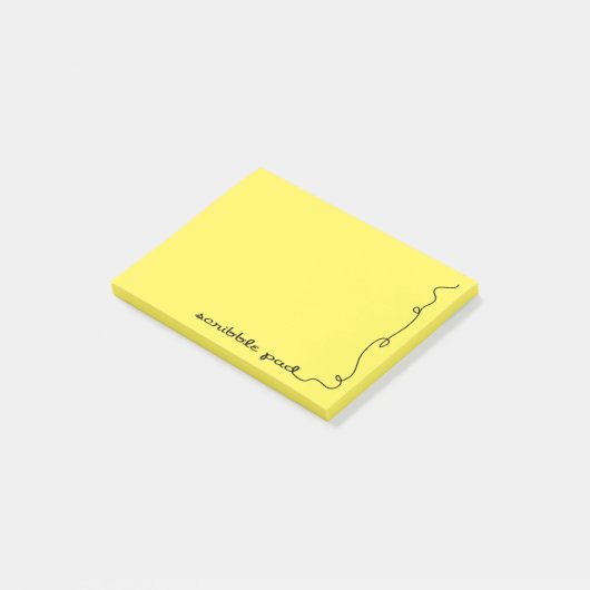 Pad Yellow Post-it® Notes (Schuin)