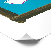 Padar eiland Indonesië Perfect Poster (Hoek)