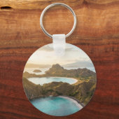 Padar Island Sunset Landscape Keychains Sleutelhanger (Voorkant)
