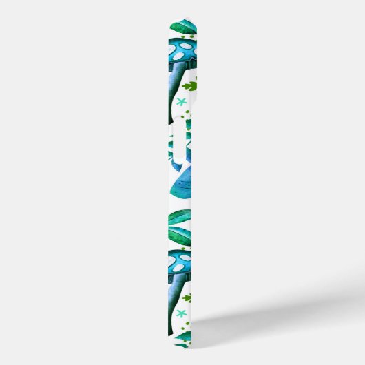 Paddenblauw Case-Mate iPhone Case (Achterkant / Rechts)