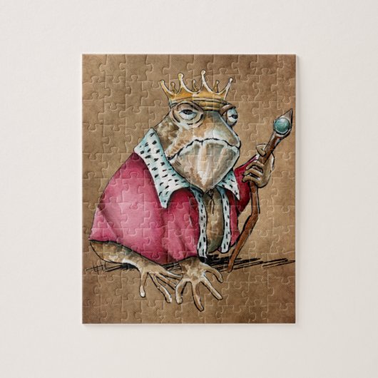 Paddenkoning legpuzzel (Verticaal)