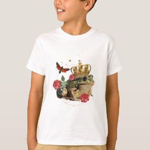 Paddenkoningin met gouden kroon - Grappige amfibie T-shirt