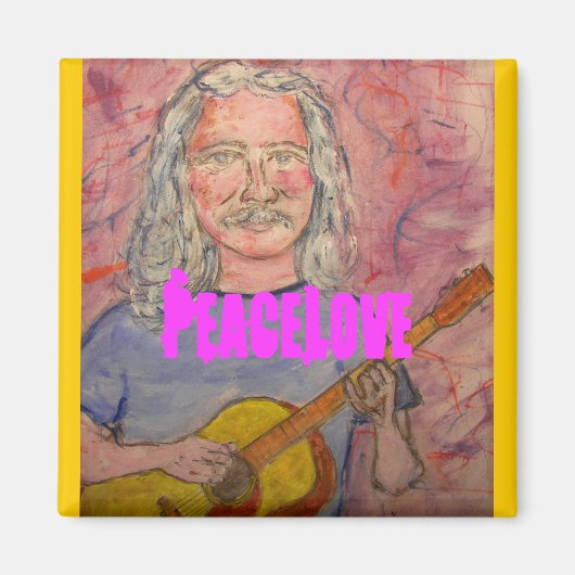 Paddenkruidrok PeaceLove Magneet (Voorkant)