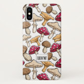 Paddenroerspatroon aangepaste monogram telefoondoo Case-Mate iPhone case (Achterkant)