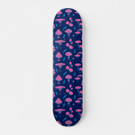 Paddenroze en blauw skateboard