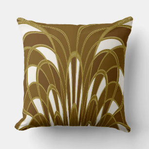 Paddenstoel Abstract - Art Deco - Autumn Kussen