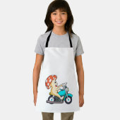 Paddenstoel als motorfiets schort (Insitu)