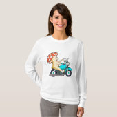 Paddenstoel als motorfiets t-shirt (Voorkant volledig)